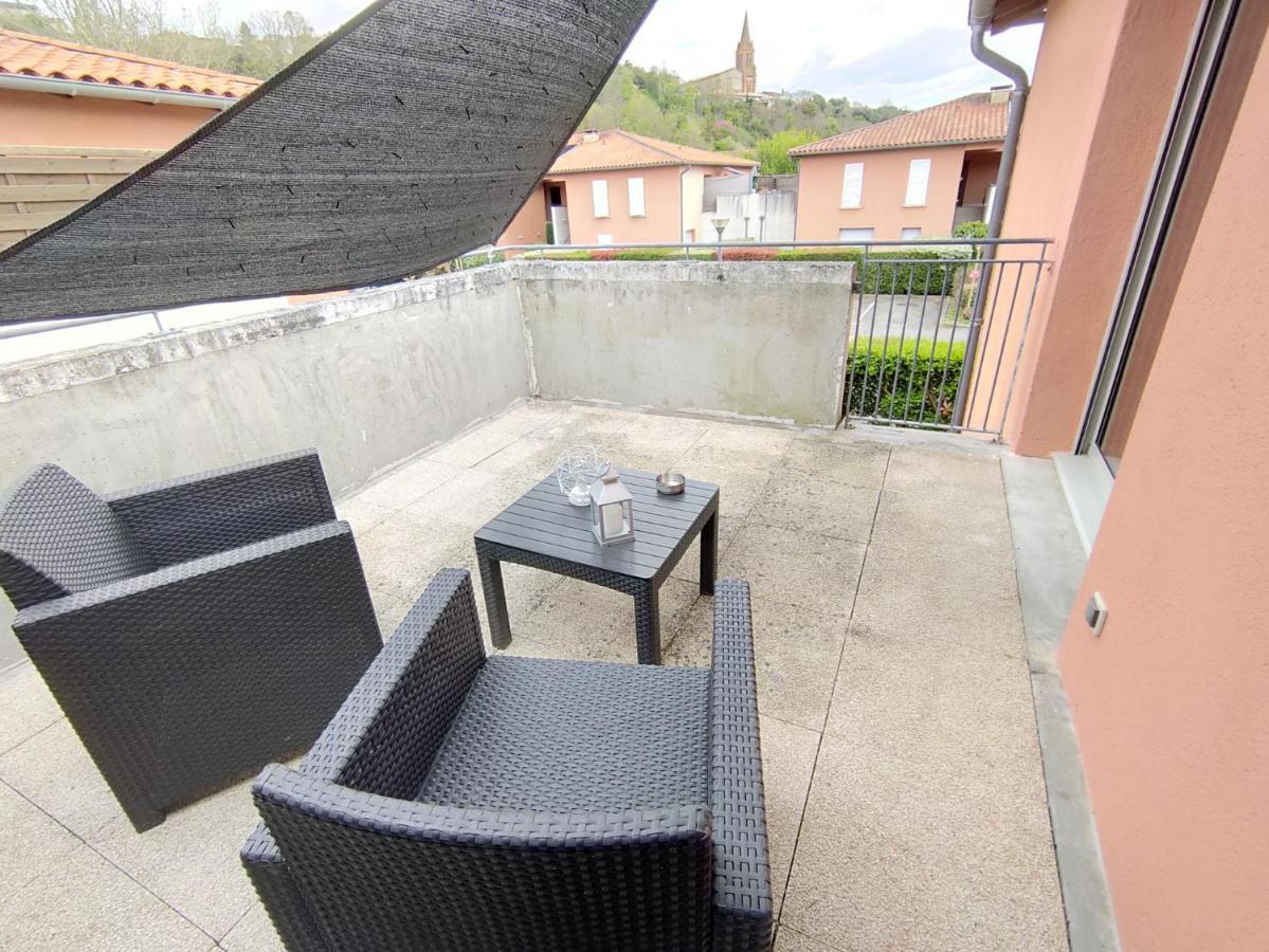 Le Cosy Eurocentre ► Terrasse ► Parking ► Wifi ► 24/24 Apartment Castelnau-d'Estretefonds Luaran gambar